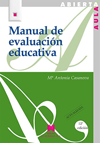 Manual de evaluación educativa (Aula Abierta) von Arco Libros - La Muralla, S.L.