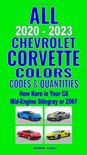 All 2020-2023 Chevrolet Corvette Colors, Codes & Quantities: How Rare is Your C8 Mid-Engine Stingray or Z06?