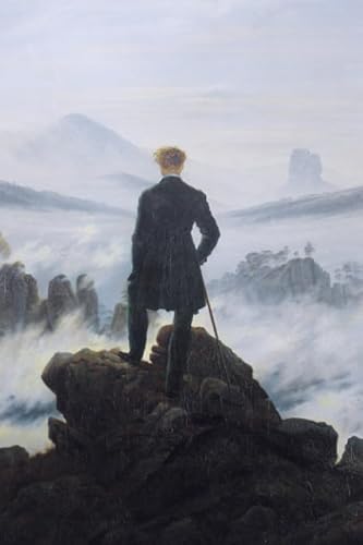 Caspar David Friedrich Journal #1: Cool Artist Gifts - Wanderer Above The Sea Of Fog Caspar David Friedrich Notebook Journal To Write In 6x9" 150 Lined Pages von Independently published