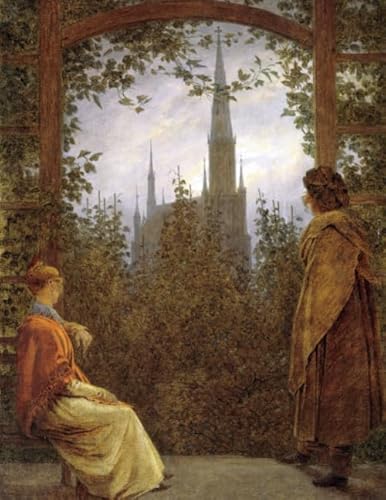 Caspar David Friedrich Sketchbook #3: Cool Artist Gifts - Gartenlaube in Greifswald Caspar David Friedrich Sketchbooks For Artists Adults and Kids to Draw in 8.5x11" 100 blank pages