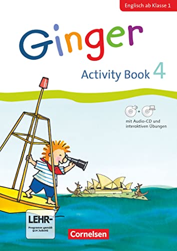 Ginger - Lehr- und Lernmaterial für den früh beginnenden Englischunterricht - Early Start Edition - Neubearbeitung - 4. Schuljahr: Activity Book mit ... CD-ROM, Audio-CD, Minibildkarten und Faltbox