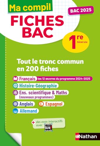 Ma Compil Fiches BAC 1re 2024 von NATHAN