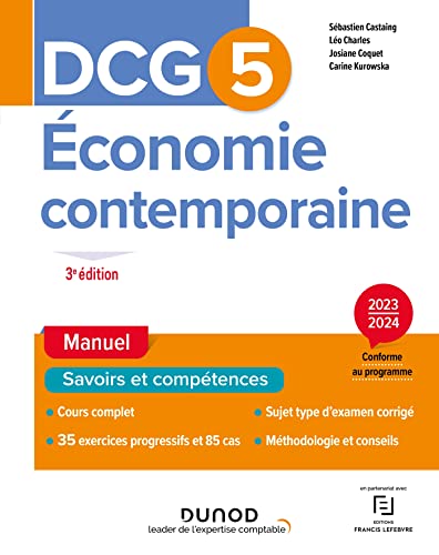 DCG 5 - Economie contemporaine - Manuel - 3e éd von DUNOD
