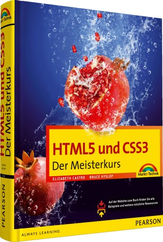 HTML5 und CSS3 - HTML5 und CSS3. Der Meisterkurs. Alle neuen Funktionen und Möglichkeiten von HTML5 und CSS3 werden umfassend erklärt. (M+T Meisterkurs)