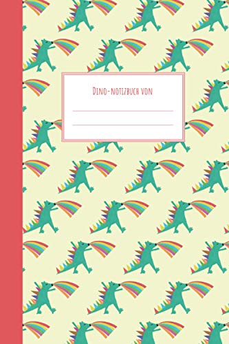 Dino-Notizbuch, Schreibbuch, Journal in A5, liniert, schönes Geschenk für alle Kinder die Dinos mögen: Schreib deine Ideen auf! von Independently published