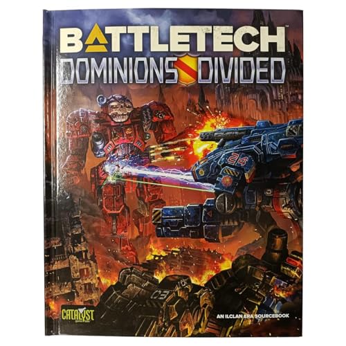 Catalyst Game Labs - BattleTech Dominions Divided - Miniature Game -An ILCLAN Era Sourcebook - Age 14 and up - 2+ Players - English Version