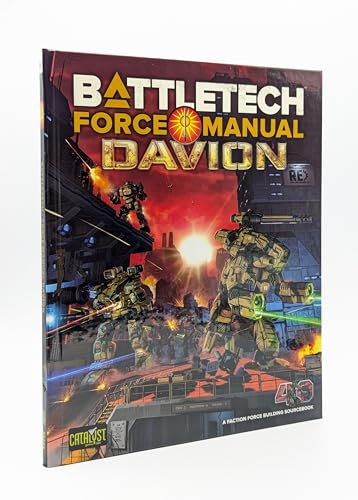 Catalyst Game Labs Battletech Force Manual Davion - Strategy Rolplaying Game Accessory - For 2+ Players and Ages 14+