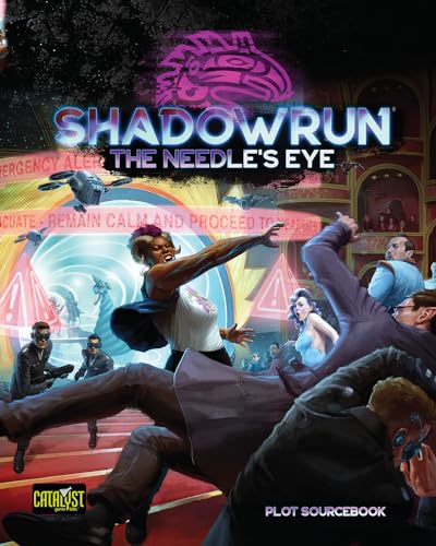 Shadowrun The Needles Eye, Strategy Board Game, For 1+ Players and Ages 14+, Catalyst Game Labs