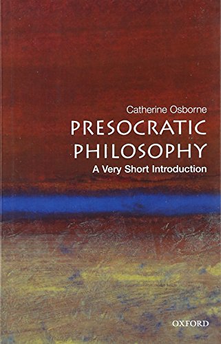 Presocratic Philosophy: A Very Short Introduction (Very Short Introductions)