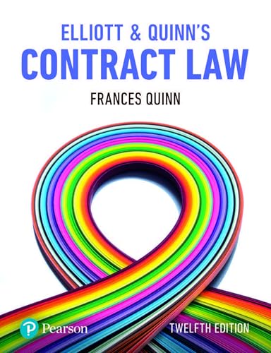 Elliott & Quinn's Contract Law von Pearson