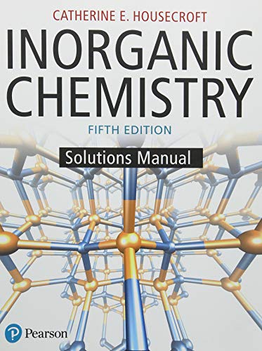 Inorganic Chemistry Solutions Manual von Pearson Education