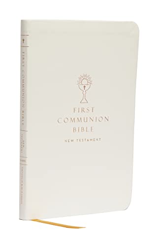 NABRE, New American Bible, Revised Edition, Catholic Bible, First Communion Bible: New Testament, Leathersoft, White: Holy Bible NABRE, New American Bible, Revised Edition, Catholic Bible, First Communion Bible: New Testament, Leathersoft, White: Holy Bible von HarperCollins Christian Pub.