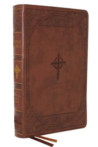 NABRE, New American Bible, Revised Edition, Catholic Bible, Large Print Edition, Leathersoft, Brown, Comfort Print: Holy Bible von Catholic Bible Press