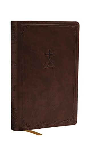 NRSV Catholic Edition Gift Bible, Brown Leathersoft (Comfort Print, Holy Bible, Complete Catholic Bible, NRSV CE): Holy Bible von Catholic Bible Press