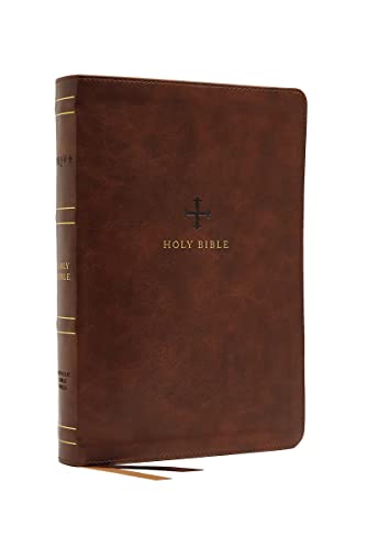 NRSV Large Print Standard Catholic Bible, Brown Leathersoft (Comfort Print, Holy Bible, Complete Catholic Bible, NRSV CE): Holy Bible von Catholic Bible Press