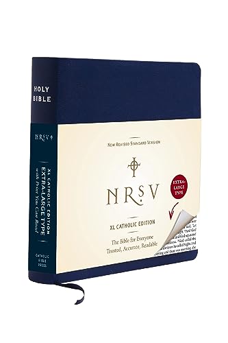 NRSV XL, Catholic Edition, Navy Leathersoft: Holy Bible NRSV XL, Catholic Edition, Navy Leathersoft: Holy Bible