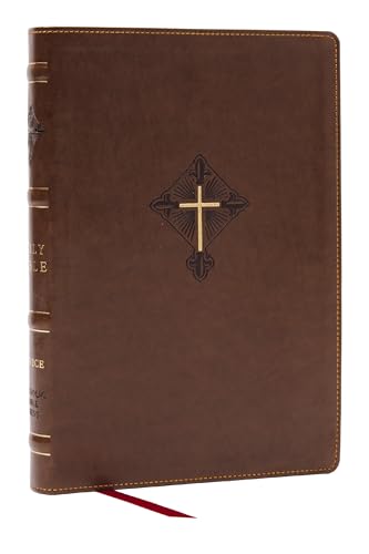 RSV2CE, Thinline Large Print Catholic Bible, Brown Leathersoft, Comfort Print: Revised Standard Edition, Second Catholic Edition, Thinline, Large ... Comfort Print, with 1 Ribbon, and Maps RSV2CE, Thinline Large Print Catholic Bible, Brown Leathersoft, Comfort Print: Revised Standard Edition, Second Catholic Edition, Thinline, Large ... Comfort Print, with 1 Ribbon, and Maps von Penguin