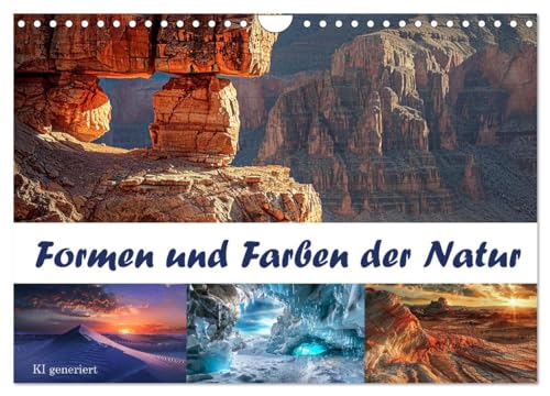 Formen und Farben der Natur (Wandkalender 2025 DIN A4 quer), CALVENDO Monatskalender von CALVENDO