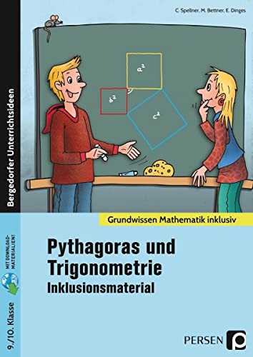 Pythagoras und Trigonometrie - Inklusionsmaterial: 9. und 10. Klasse von Persen Verlag i.d. AAP