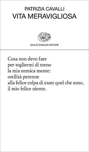 Vita meravigliosa (Collezione di poesia) von Einaudi