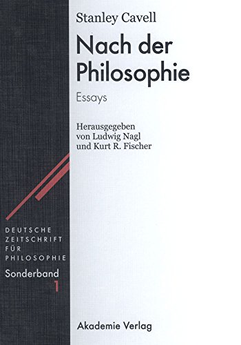Nach der Philosophie: Essays (Deutsche Zeitschrift für Philosophie / Sonderbände, 1, Band 1)