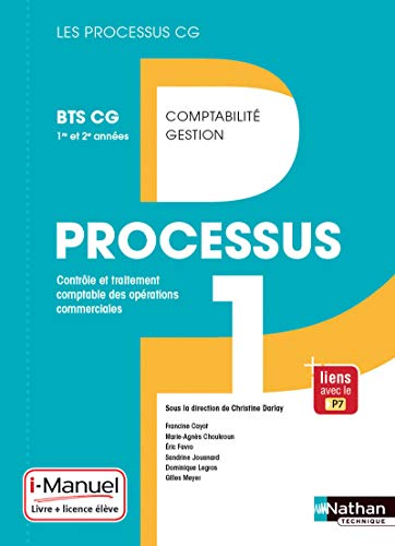 Processus 1 BTS CG 1re et 2e années (Les Processus CG) Livre + licence élève 2017 von NATHAN