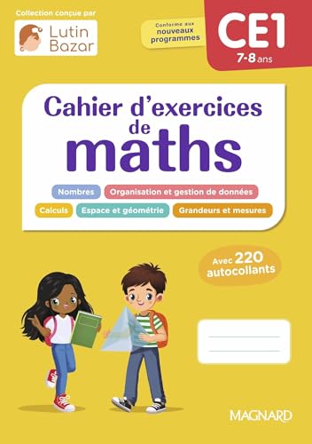 Fiches mémo exercices maths CE1: Une collection conçue par Lutin Bazar von MAGNARD