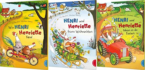 Henri und Henriette Band 1-3 plus 1 exklusives Postkartenset