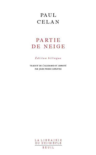 Partie de neige: Edition bilingue français-allemand von Seuil