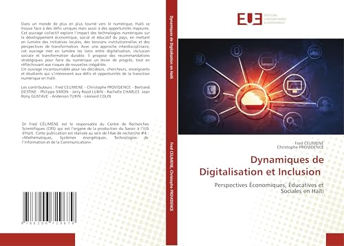 Dynamiques de Digitalisation et Inclusion: Perspectives Économiques, Éducatives et Sociales en Haïti von Éditions universitaires européennes