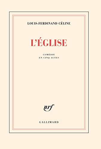 L'Église: Comédie en cinq actes von GALLIMARD