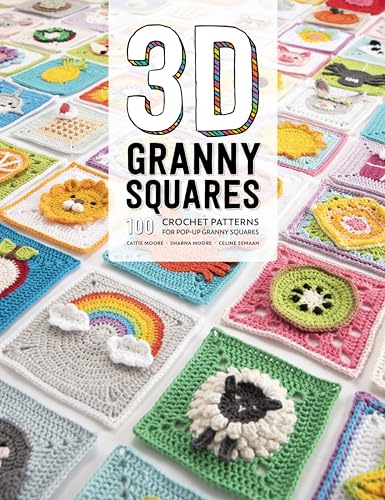 3D Granny Squares: 100 Crochet Patterns for Pop-Up Granny Squares von David & Charles