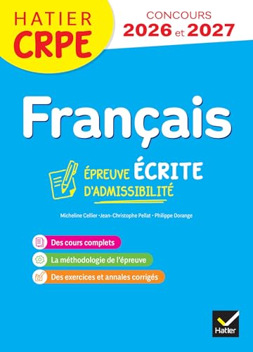 Français - CRPE 2025-2026 - Epreuve écrite d'admissibilité von HATIER