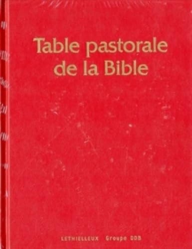 Table Pastorale de la Bible von LETHIELLEUX