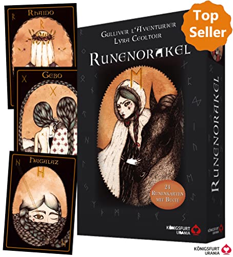 Runenorakel: 24 Runenkarten mit Buch (Runen Orakel Deutsch)