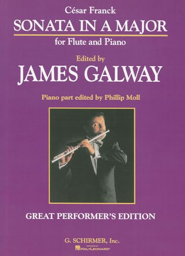 Franck: Sonata in A Major for Flute and Piano: (Great Performer's Edition)