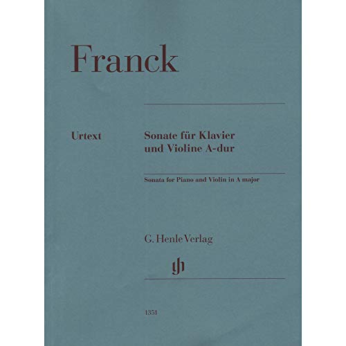 Violinsonate A-dur; revidierte Ausgabe: Instrumentation: Violin and Piano (G. Henle Urtext-Ausgabe)