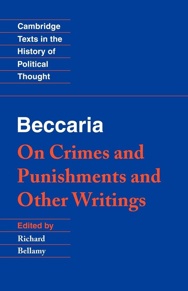 Beccaria von Cambridge University Press