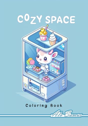 Cozy Spaces Coloring Book: Cute animals in cozy and groovy relaxing familiar corners coloring book for adult. (Cozy coloring book)