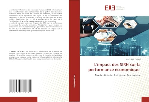 L'impact des SIRH sur la performance économique: Cas des Grandes Entreprises Marocaines von Éditions universitaires européennes