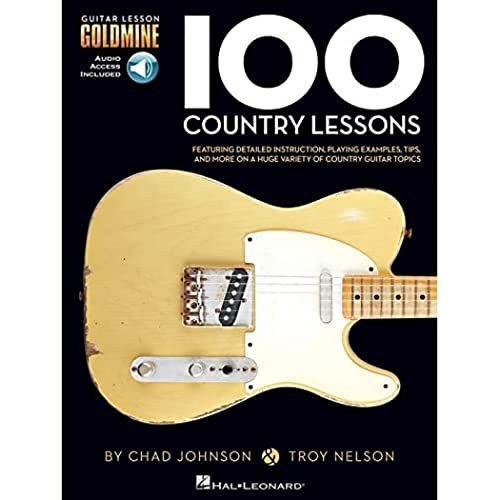 100 Country Lessons: Guitar Lesson Goldmine Series von Hal Leonard Europe