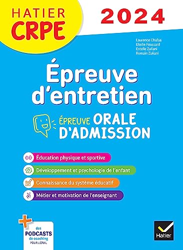 Epreuve d'entretien - CRPE 2024-2025 - Epreuve orale d'admission