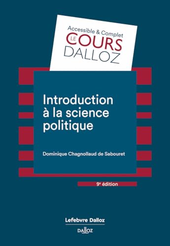 Introduction à la science politique. 9e éd. von DALLOZ