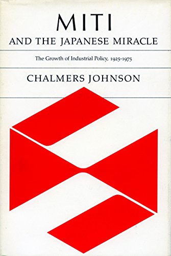 MITI and the Japanese Miracle: The Growth of Industrial Policy, 1925-1975