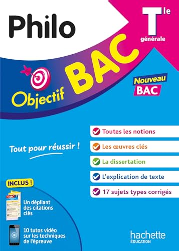 Objectif BAC Tle Philosophie BAC 2025 von HACHETTE EDUC