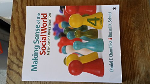 Making Sense of the Social World: Methods of Investigation von Sage Publications