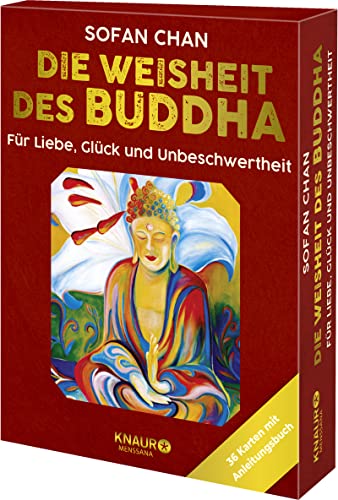 Die Weisheit des Buddha für Liebe, Glück und Unbeschwertheit: 36 Karten mit Anleitungsbuch von Knaur MensSana HC