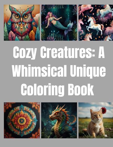 Cozy Creatures: A Whimsical unique Coloring Book: A Fun and Relaxing Coloring Book for Kids, Teens, and Adults Featuring Cute and Playful Unique Designs Cozy Creatures: A Whimsical unique Coloring Book: A Fun and Relaxing Coloring Book for Kids, Teens, and Adults Featuring Cute and Playful Unique Designs von Independently published