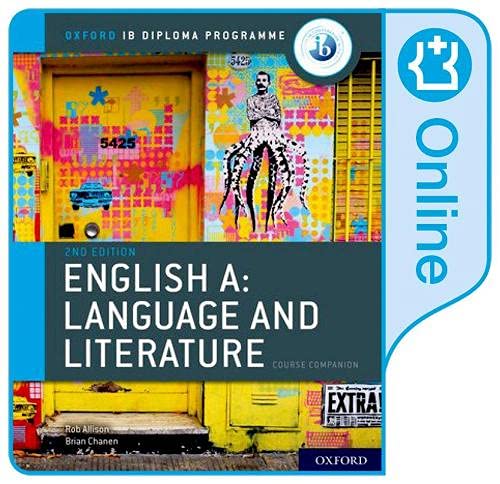 Ib English a - Language and Literature Ib English a - Language and Literature Online Course Book
