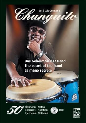 Das Geheimnis der Hand-The secret of the hand-La mano secreta: 50 Percussion-Übungen-exercises-ejercicios, inclusive DVD. ... Übungen-exercises-ejercicios, inclusive DVD von Leu Verlag